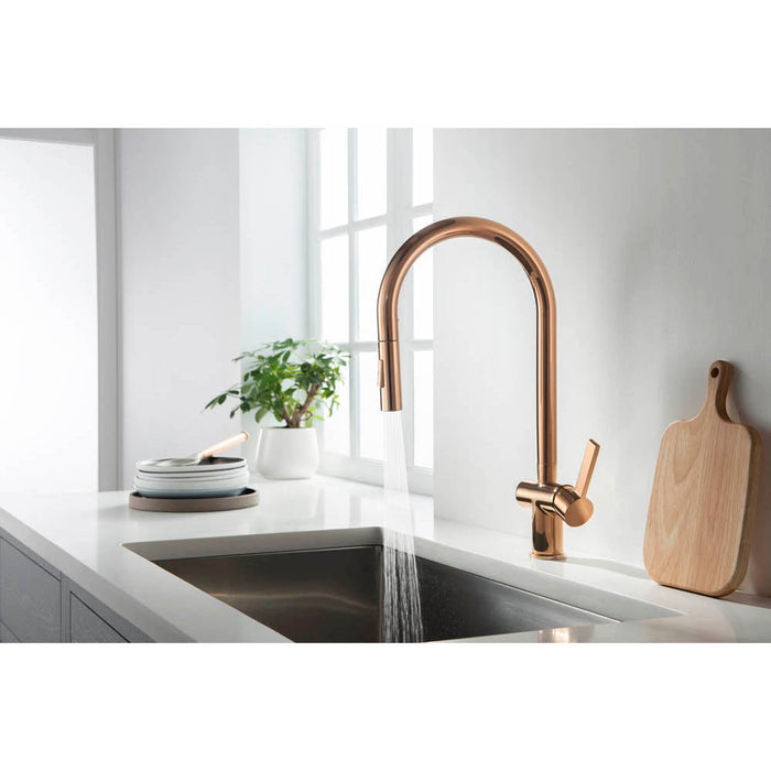 JTP VOS Pull Out Kitchen Sink Mixer Tap - Unbeatable Bathrooms