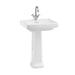 Burlington Riviera 58/65cm Square Pedestal Basin - 0, 1, 2 & 3TH - Unbeatable Bathrooms