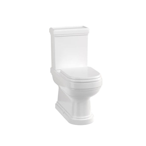 Burlington Riviera Close Coupled Toilet (Closed Back) - Unbeatable Bathrooms