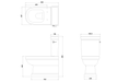 Burlington Riviera Close Coupled Toilet (Closed Back) - Unbeatable Bathrooms