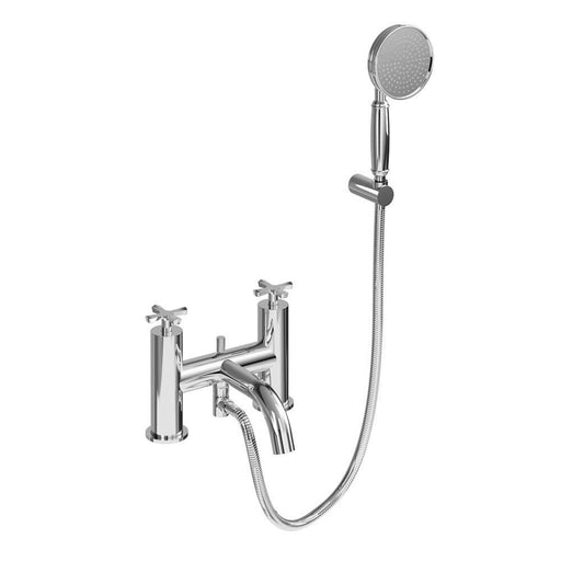 Burlington Riviera Bath Shower Mixer with Handset and Hose kit - Unbeatable Bathrooms