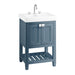 Burlington Riviera Vanity Unit - Floor Standing 2 Door Unit with Riviera Square Basin - Unbeatable Bathrooms
