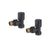 Redroom Round Angled Valve Anthracite - Unbeatable Bathrooms