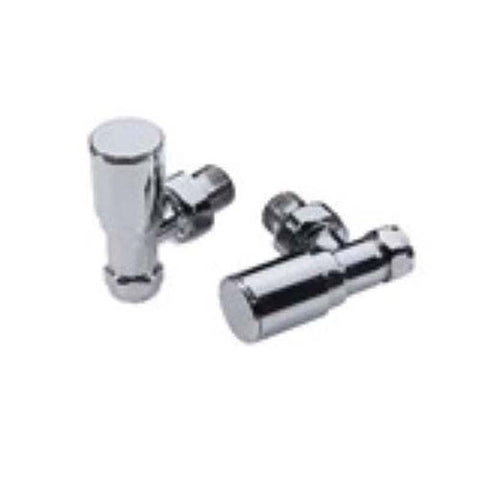 Redroom Round Straight Valve Chrome - Unbeatable Bathrooms