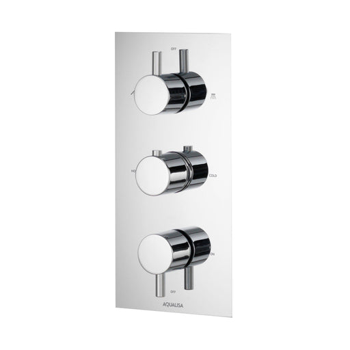 Rise Thermostatic Concealed 3 Way Shower Valve - Unbeatable Bathrooms