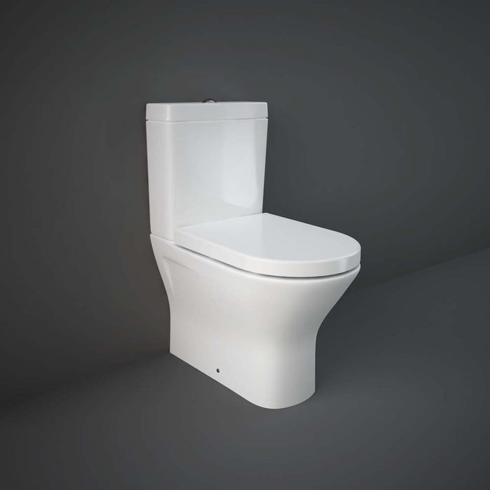 RAK Resort Mini Close Coupled Fully Back To Wall Toilet - Unbeatable Bathrooms