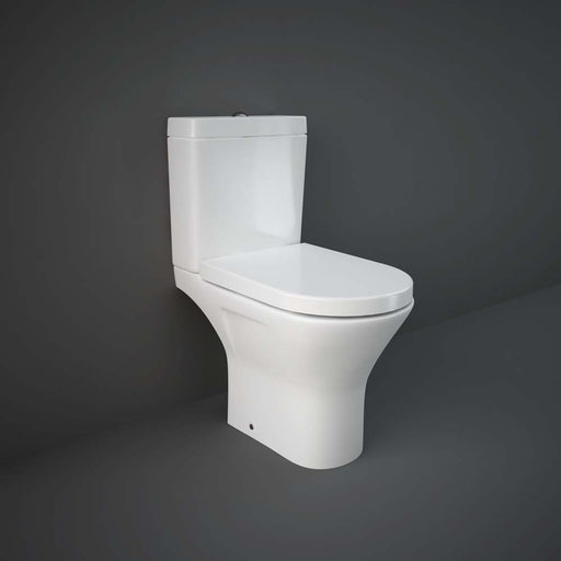 RAK Resort Mini Open-Back Close Coupled Toilet - Unbeatable Bathrooms