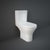 RAK Resort Mini Open-Back Close Coupled Toilet Rimless With Soft Close Seat - Unbeatable Bathrooms