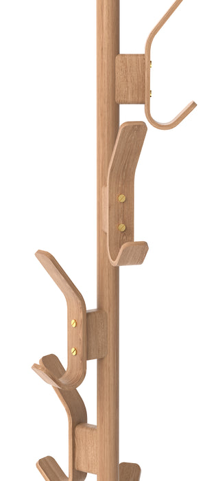Right Hook Towel Stand - Oak - Unbeatable Bathrooms