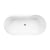 Roca Raina 1590 x 790mm Oval Stonex® Freestanding Bath - Unbeatable Bathrooms