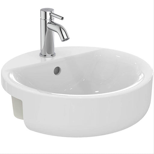 Armitage Shanks Edit R 45cm Semi Countertop Basin - One Taphole - Unbeatable Bathrooms