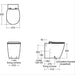 Armitage Shanks Edit R Aquablade Back-To-Wall Toilet - Unbeatable Bathrooms