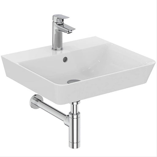 Armitage Shanks Edit L 50cm Wall Hung Basin - One Taphole - Unbeatable Bathrooms