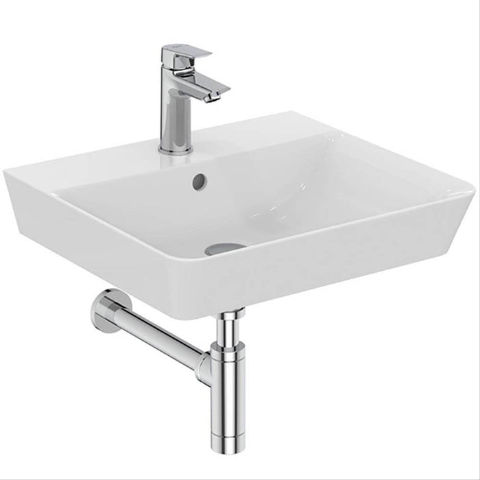 Armitage Shanks Edit L 50cm Wall Hung Basin - One Taphole - Unbeatable Bathrooms