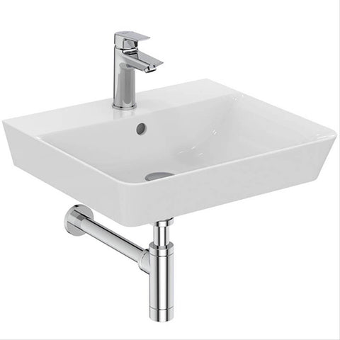 Armitage Shanks Edit L 50cm Wall Hung Basin - One Taphole - Unbeatable Bathrooms