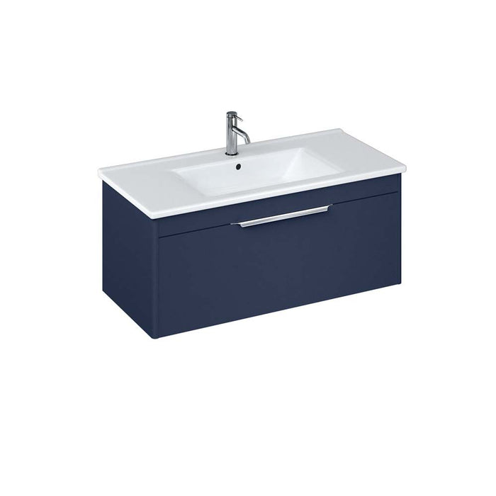 Britton Shoreditch Vanity Unit - Wall Hung 1 Drawer Unit with Basin (Various) - Unbeatable Bathrooms