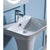 Tavistock Structure 55cm Ceramic Full Pedestal Basin - 1TH - Unbeatable Bathrooms