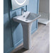 Tavistock Structure 55cm Ceramic Full Pedestal Basin - 1TH - Unbeatable Bathrooms