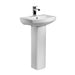 Tavistock Vibe 46/54.5cm Ceramic Pedestal Basin - 1TH - Unbeatable Bathrooms