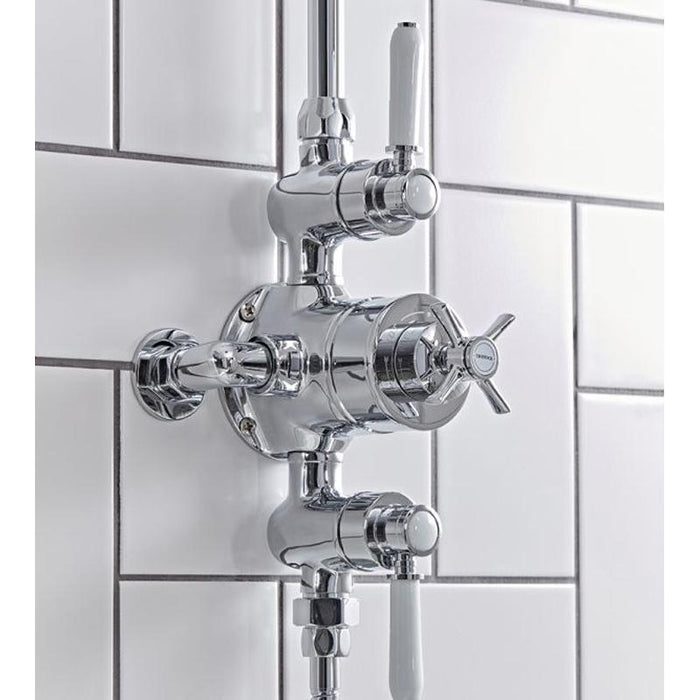 Tavistock Cheltenham Exposed Dual Function Shower System - Unbeatable Bathrooms