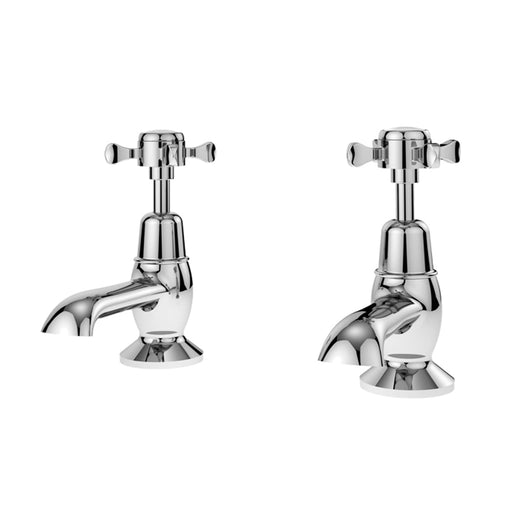 Nuie Selby Crosshead Basin Taps - Unbeatable Bathrooms