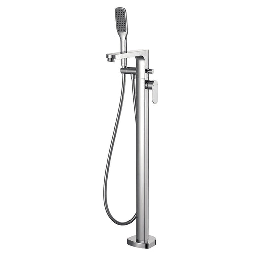 Flova Smart Floor Standing Tall Bath and Shower Mixer with Shower Set - Unbeatable Bathrooms