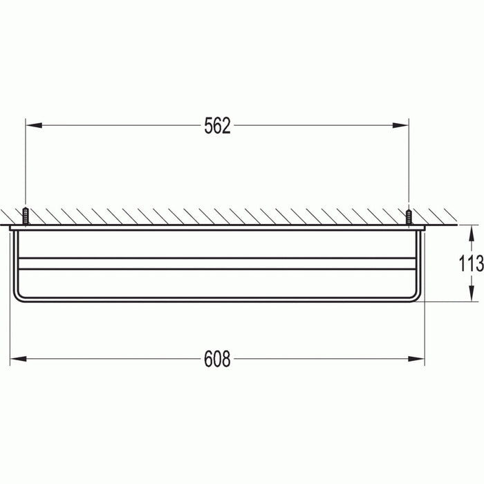Flova Sofija Double Towel Shelf - Unbeatable Bathrooms