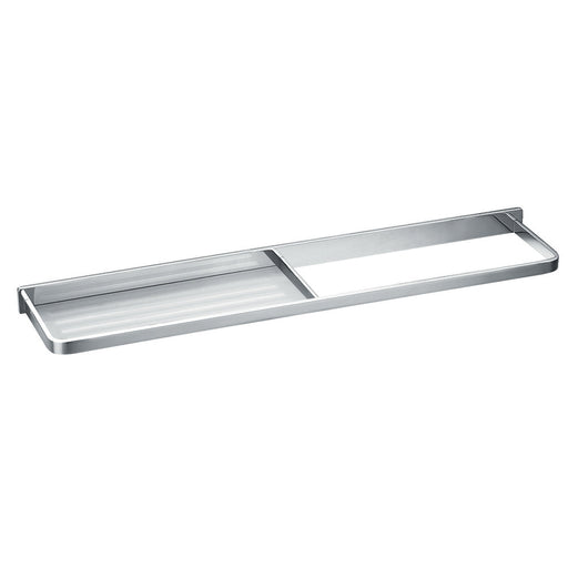 Flova Sofija Towel Bar with Glass Shelf - Unbeatable Bathrooms