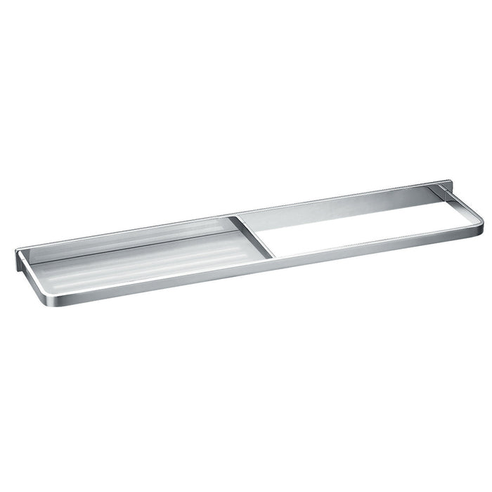 Flova Sofija Towel Bar with Glass Shelf - Unbeatable Bathrooms