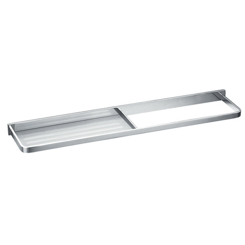 Flova Sofija Towel Bar with Glass Shelf - Unbeatable Bathrooms