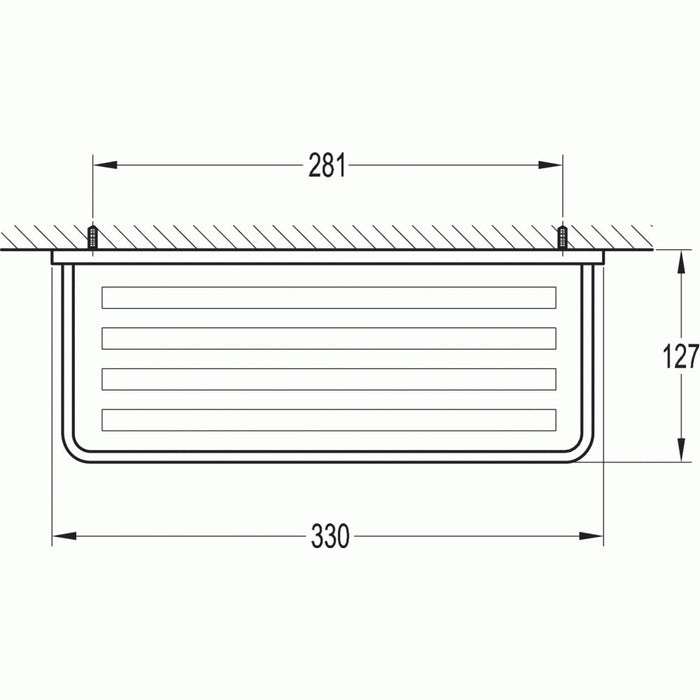 Flova Sofija Glass Shelf - Unbeatable Bathrooms