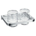 Flova Sofija Double Glass Tumbler Holder - Unbeatable Bathrooms