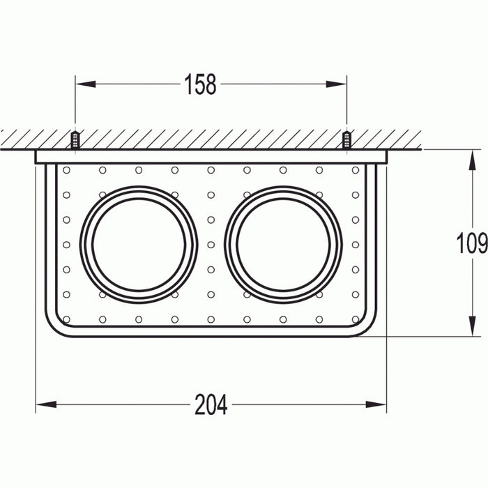 Flova Sofija Double Glass Tumbler Holder - Unbeatable Bathrooms