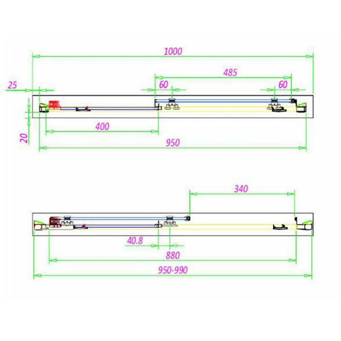 Sommer 8mm Sliding Shower Door - Unbeatable Bathrooms