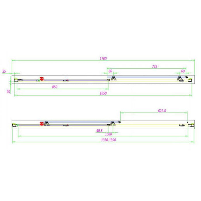Sommer 8mm Sliding Shower Door - Unbeatable Bathrooms