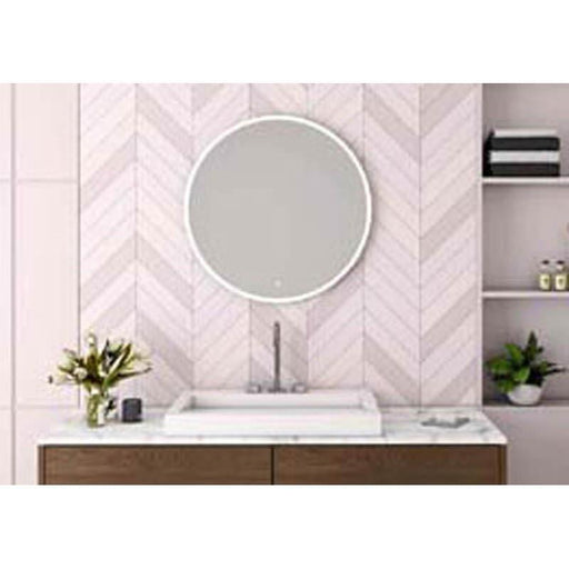 The White Space Sol 60cm Illuminated Mirror With Sensor Switch And Demister Pad - Unbeatable Bathrooms