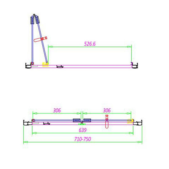 Sommer 6mm Bi-Fold Shower Door - 1900 x 760/800/900mm - Unbeatable Bathrooms