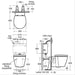 Sottini Chiani Compact Wall Hung Toilet with Horizontal Outlet - Unbeatable Bathrooms
