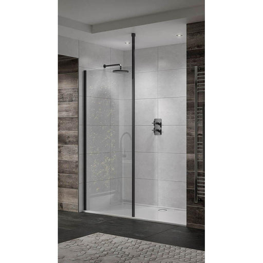 Sommer Evolve Black 8mm Glass Wetroom Panel - 2000mm - Various Sizes - Unbeatable Bathrooms