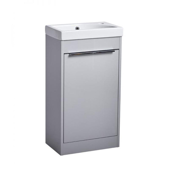 Tavistock Sequence 450mmm Cloakroom Vanity Unit - Floor Standing 1 Door Unit - Unbeatable Bathrooms