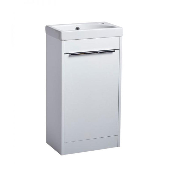 Tavistock Sequence 450mmm Cloakroom Vanity Unit - Floor Standing 1 Door Unit - Unbeatable Bathrooms