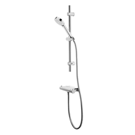 Tavistock Quantum Thermostatic Bar Valve Shower System with Accessory Shelf - Unbeatable Bathrooms