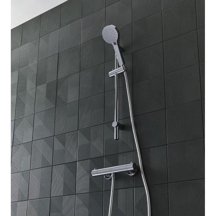 Tavistock Quantum Cool Touch Thermostatic Dual Function Bar Valve & Handset - Unbeatable Bathrooms