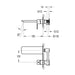 Flova Spring Concealed Basin Mixer with Slotted Clicker Waste Set - Unbeatable Bathrooms