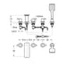 Flova Spring 5-Hole Deck Mounted Bath and Shower Mixer with Shower Set - Unbeatable Bathrooms