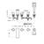 Flova Spring 5-Hole Deck Mounted Bath and Shower Mixer with Shower Set - Unbeatable Bathrooms