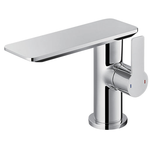 Flova Spring Mono 125mm Basin Mixer with Slotted Clicker Waste Set - Unbeatable Bathrooms