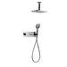Flova Spring Goclick&reg; Horizontal Thermostatic 3-Outlet Shower Valve with 2-Function Rainshower and Integral Handshower Kit - Unbeatable Bathrooms