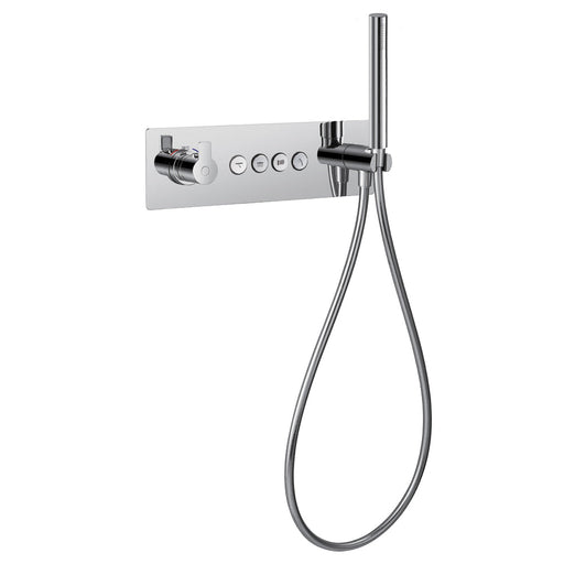 Flova Spring 4-Outlet Horizontal Goclick Valve with Flow Control - Unbeatable Bathrooms
