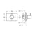 Flova STR8 Concealed Thermostatic Mixer Valve Only - Unbeatable Bathrooms